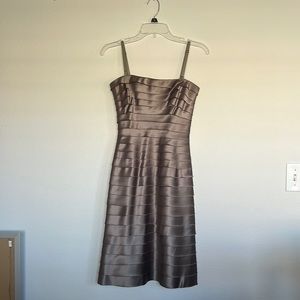 BCBGMaxazria Metallic Gravel Dress